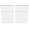 Ekena Millwork Rubik Architectural Grade PVC Ceiling Medallion, 36"OD x 3"ID x 12 1/2"C x 1"P, Two-Piece CMP36RK2-03000 - alternate 2